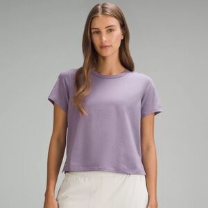 Purple Ash Lululemon Classic-Fit Cotton-Blend T-Shirt